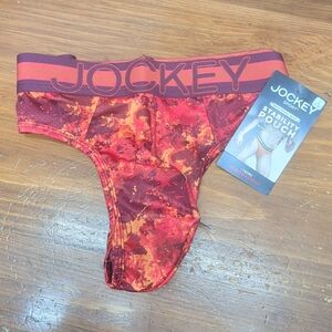Jockey Sport® Stability Pouch Microfiber Thong - Size L (36"-38")